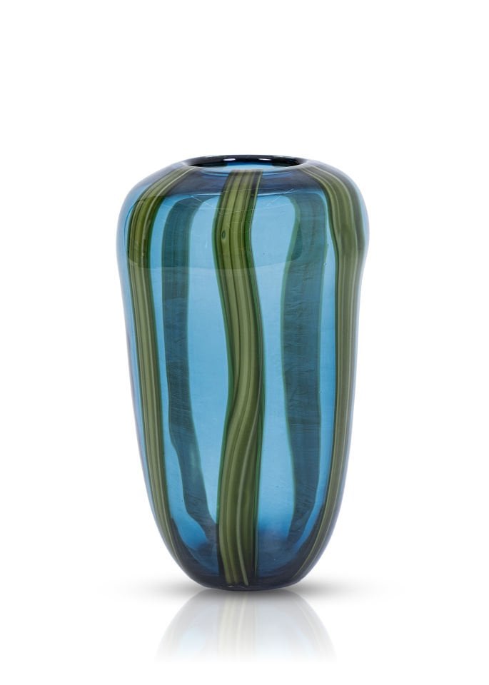 Serenıty Green Blue Vazo 34 x 21.5 cm