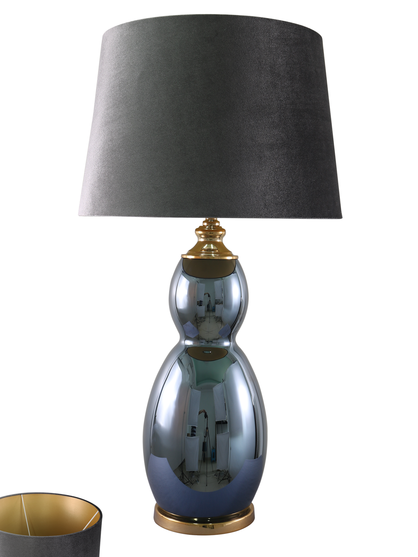 Luna Antrasit Abajur 84 cm