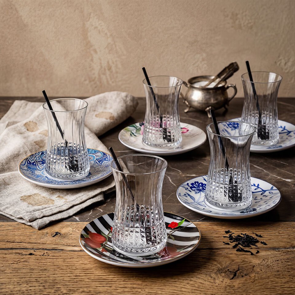 Nora Vista Line 18 Parça Çay Takımı