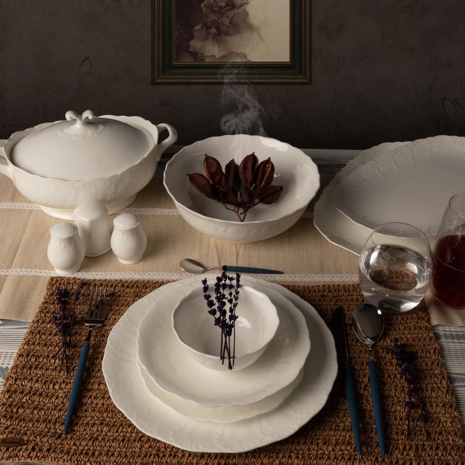 Tiffany Sade 60 Parça Yemek Takımı