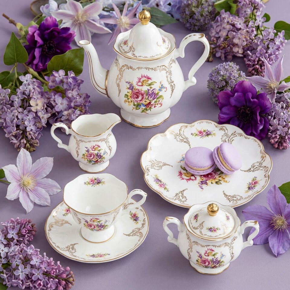 Pıa Flowers Çay Seti 24 Parça