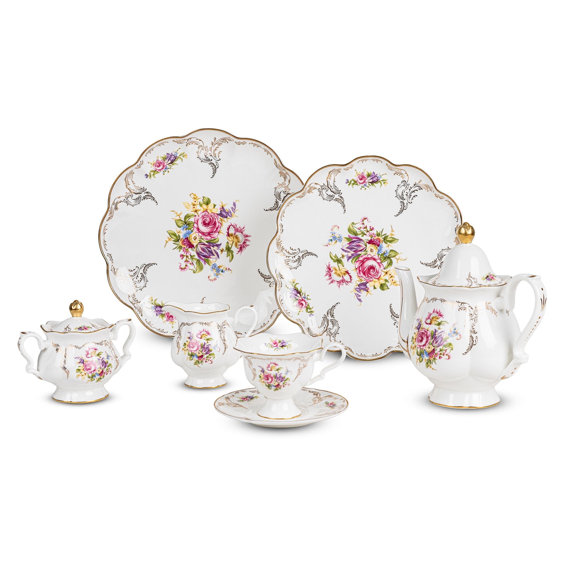 Pıa Flowers Çay Seti 24 Parça