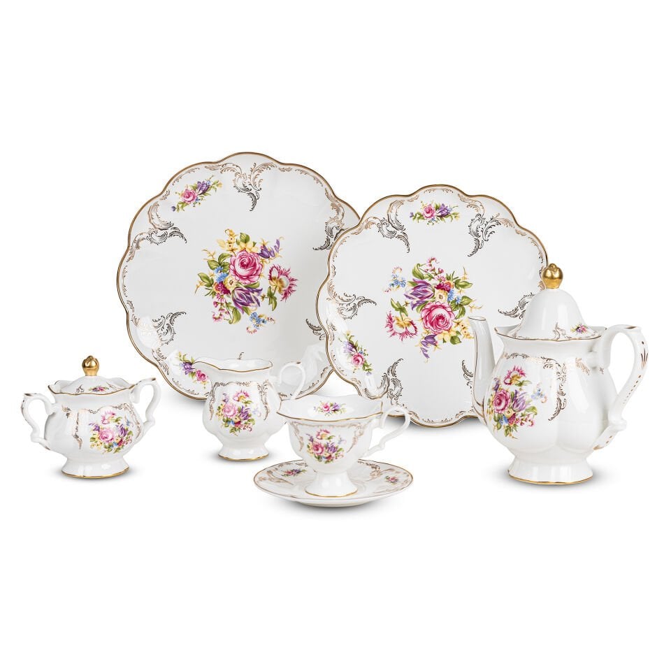 Pıa Flowers Çay Seti 24 Parça