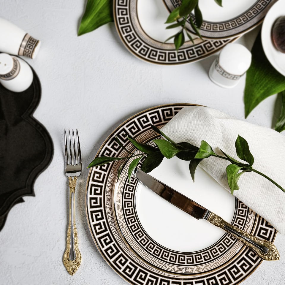 Kuvars 60 Parça Yemek Takımı