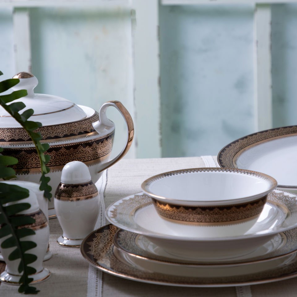 Cıo Brown 60 Parça Yemek Takımı