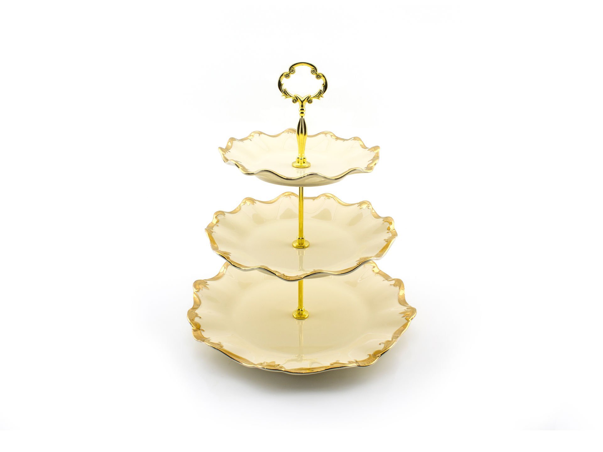 Golden Rey 3 Katlı Kurabiyelik 32 cm