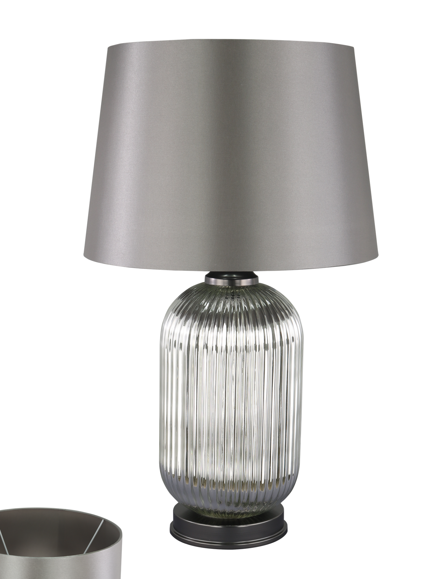 Luna Gri Platin  Abajur 68 cm