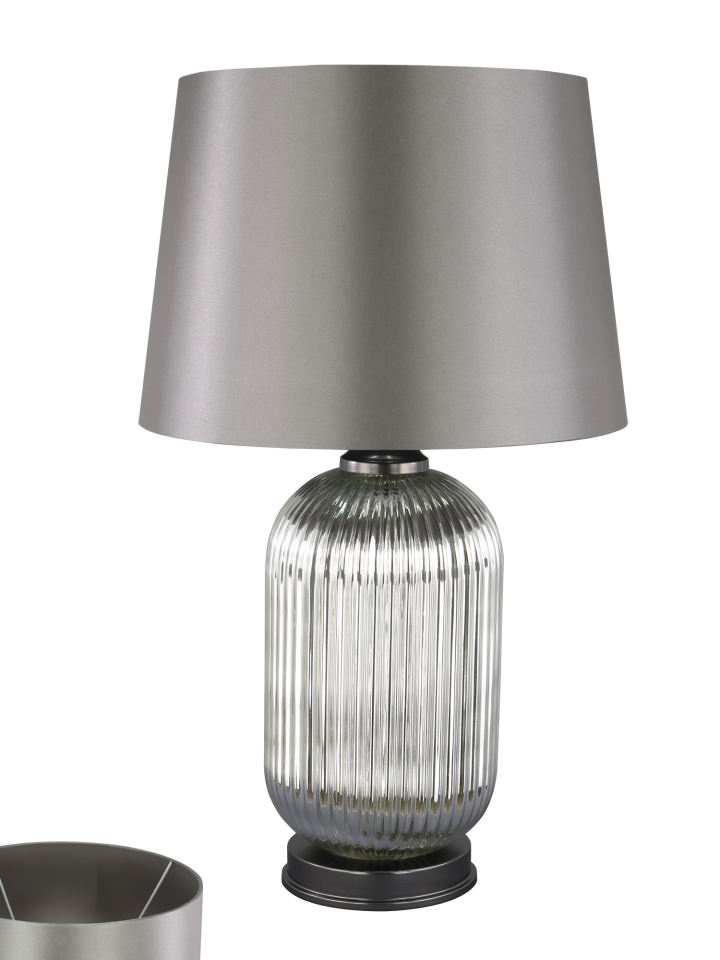 Luna Gri Platin  Abajur 68 cm