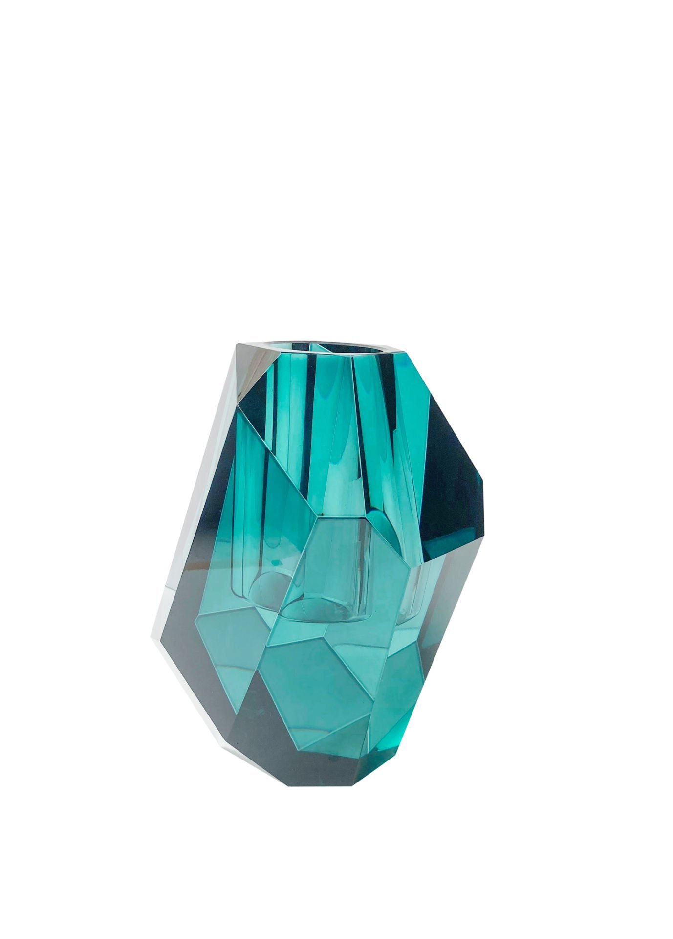 Tina Yeşil Vazo 19 cm