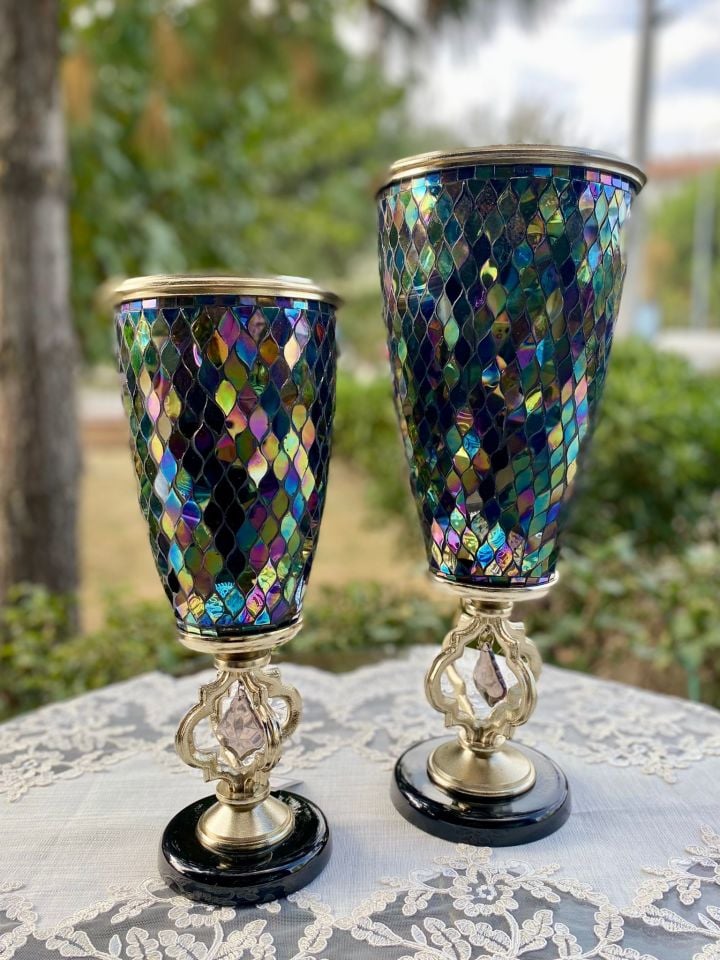 Tiamo Mavi Vazo 35 cm