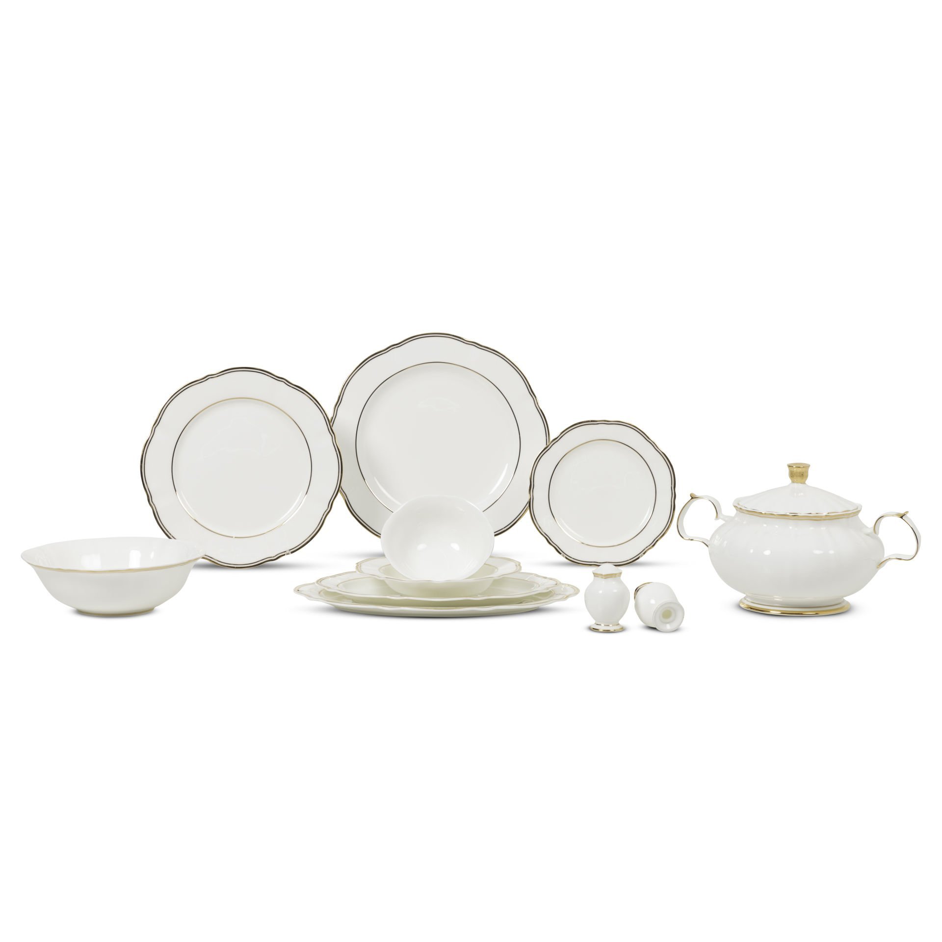 Eva Gold 70 Parça Yemek Takımı