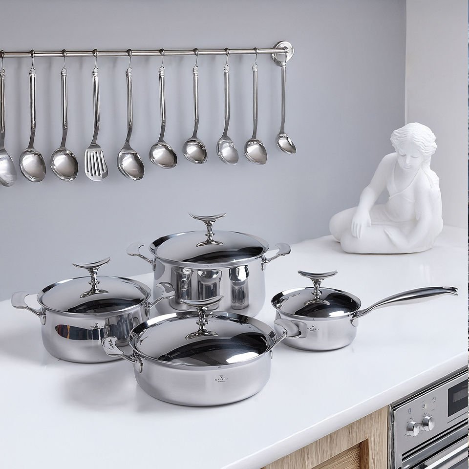 Vietra 8 parça Çelik Tencere Seti