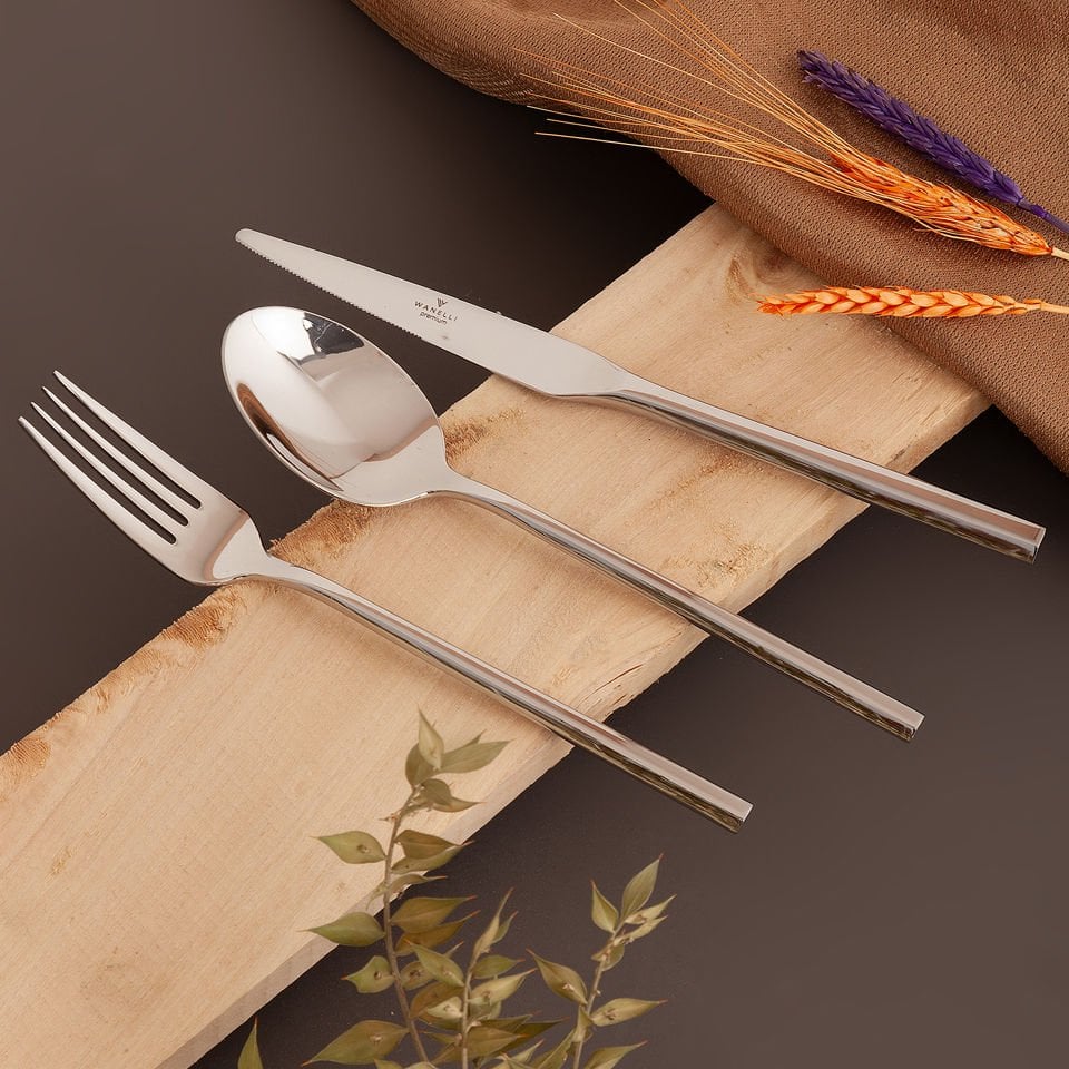 Pera Parlak 84 Parça Çatal Kaşık Bıçak Seti