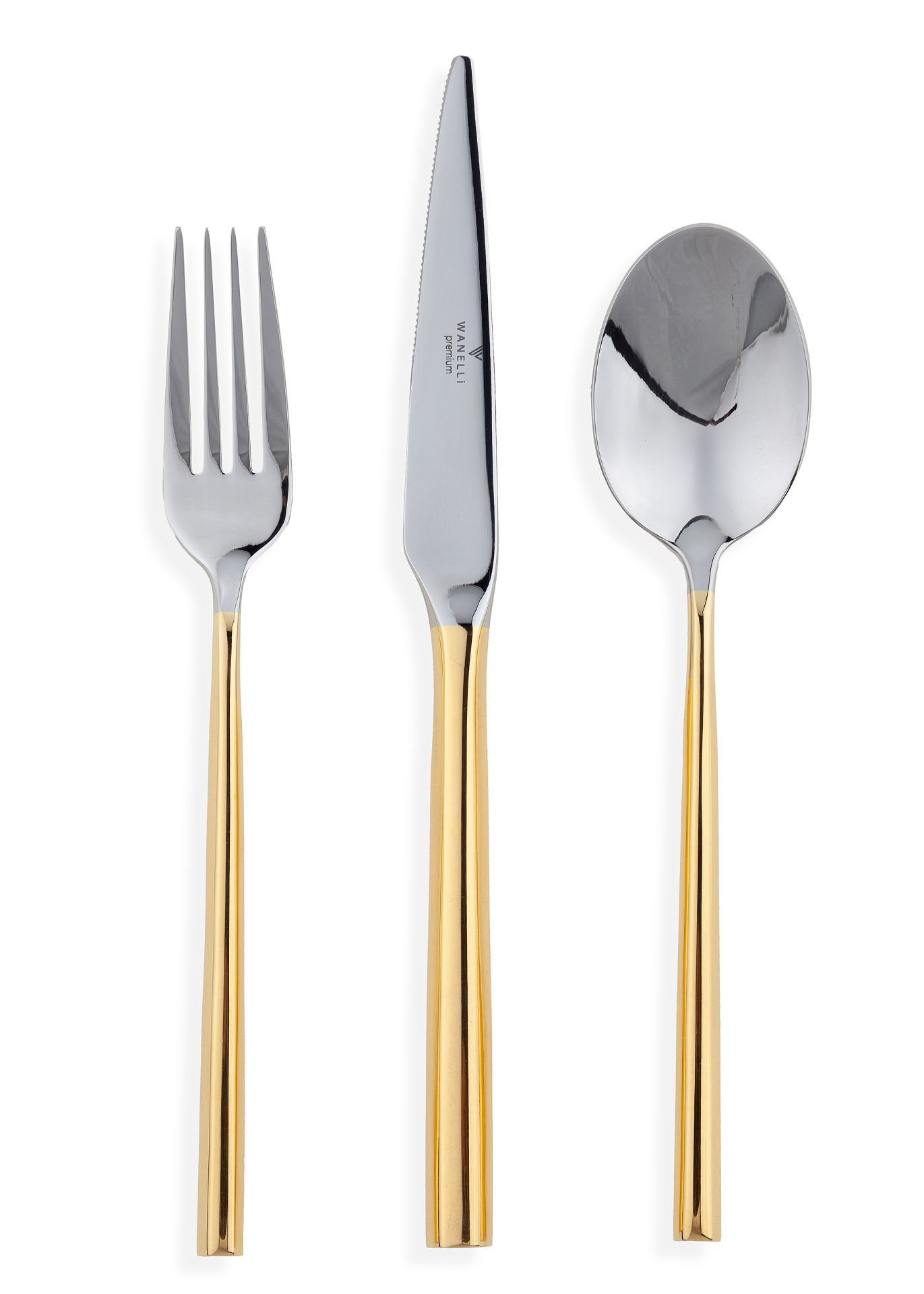 Pera Dekorlu Altın 84 Parça Çatal Kaşık Bıçak Seti