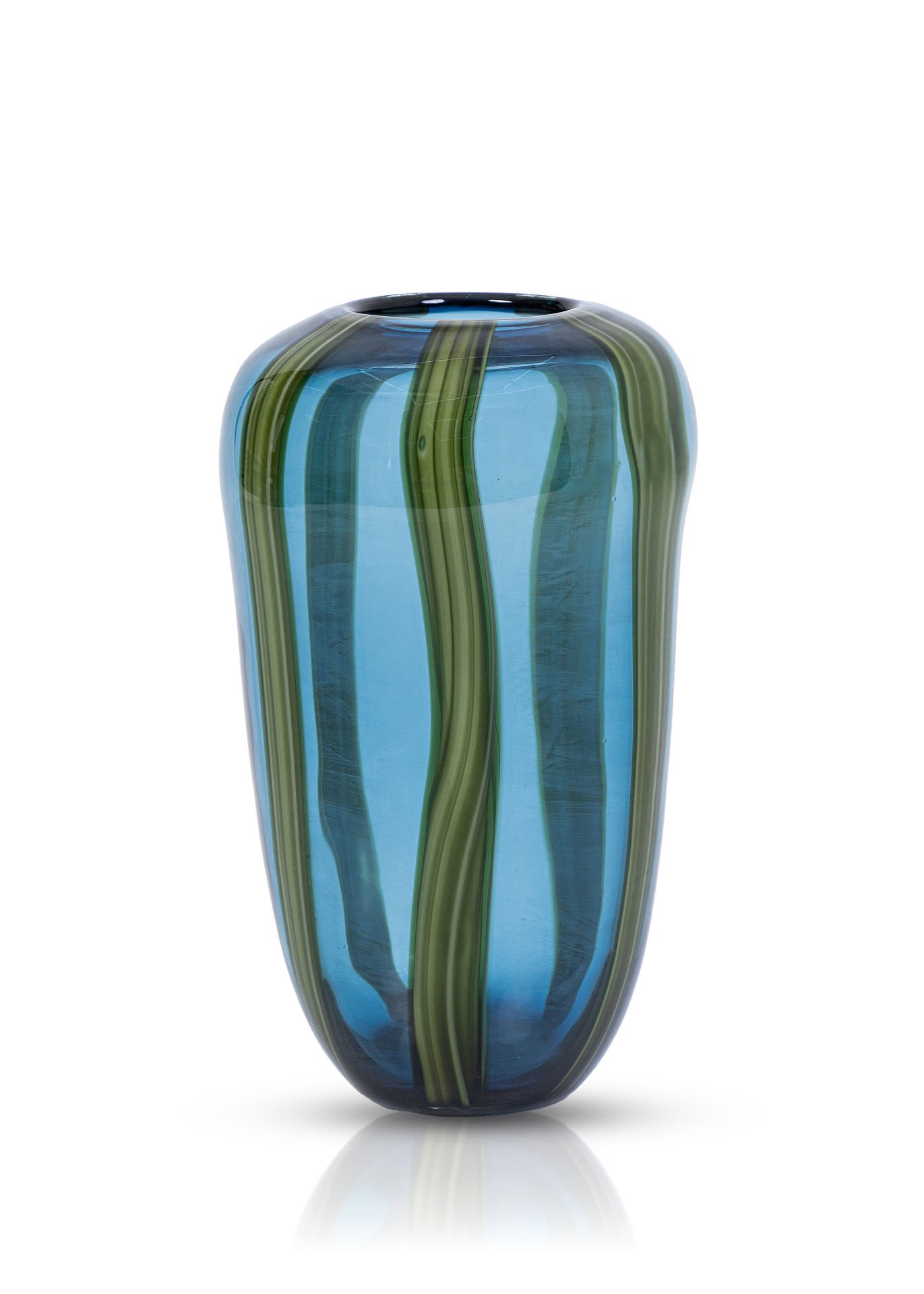 Serenıty Green Blue Vazo 34 x 21.5 cm