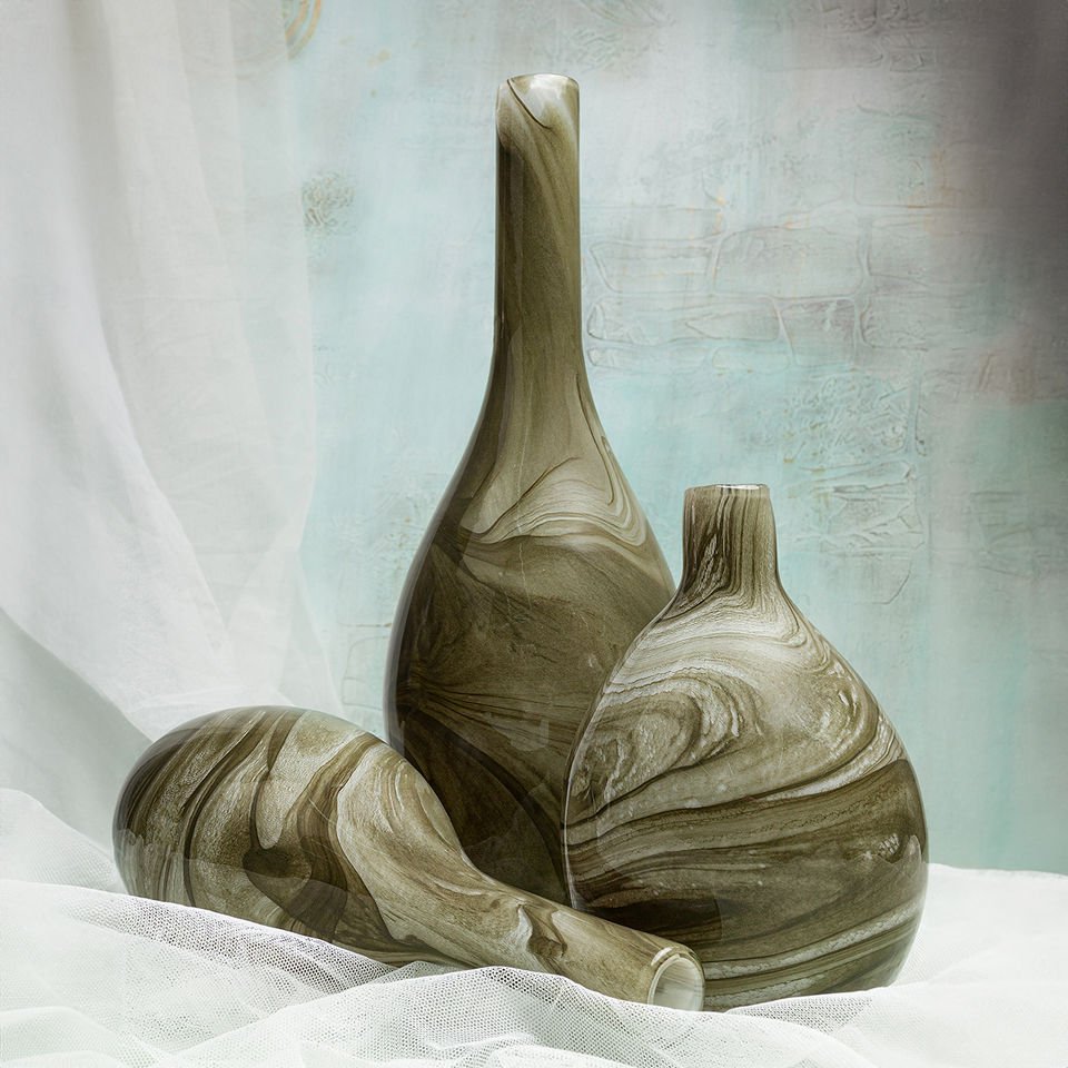 Serenıty Soft Green Vazo 20 x 13 cm