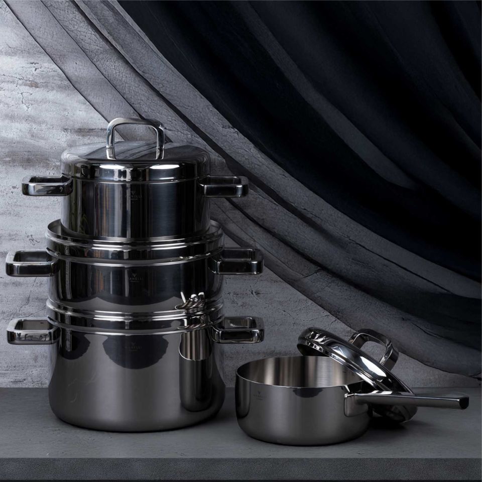 Julıa 8 parça Çelik Tencere Seti