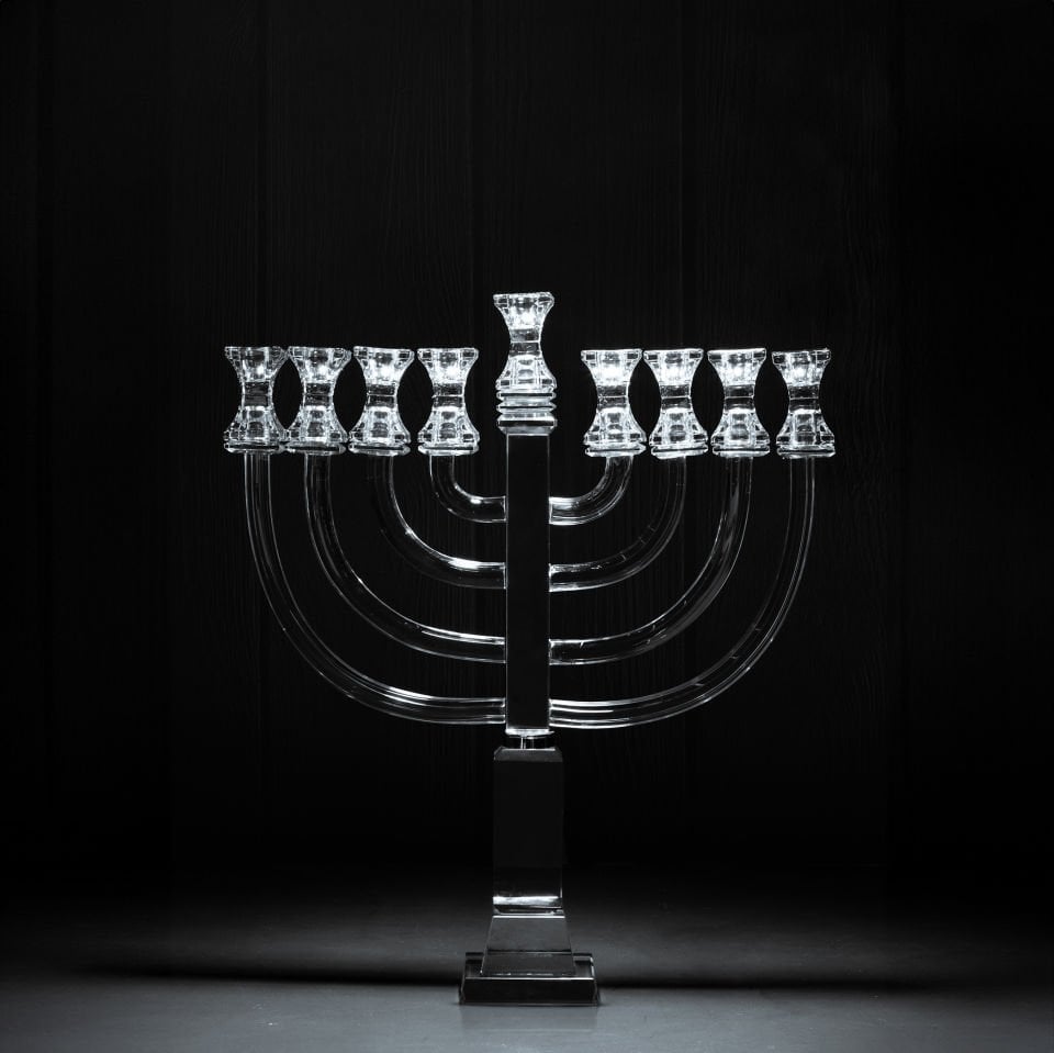 Santa Rosa 9 Kollu Şamdan 45 cm