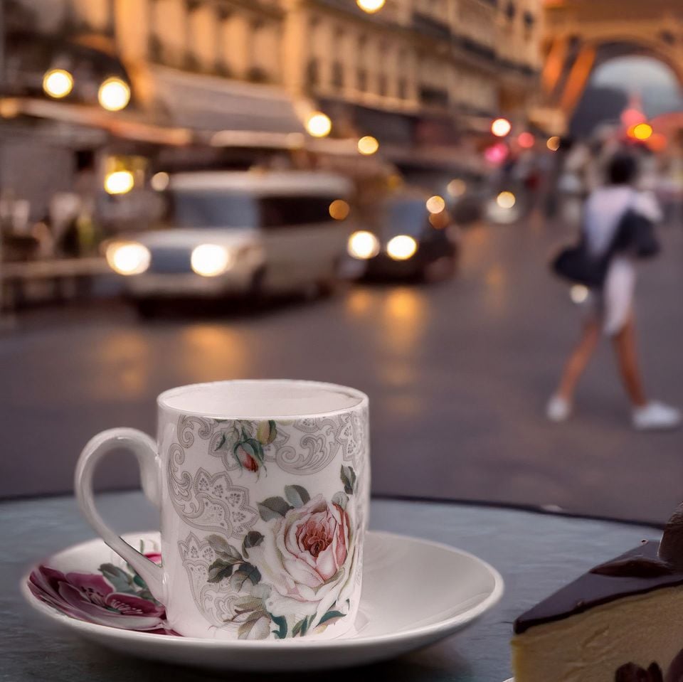 Manoli 12 Parça Kahve Takımı