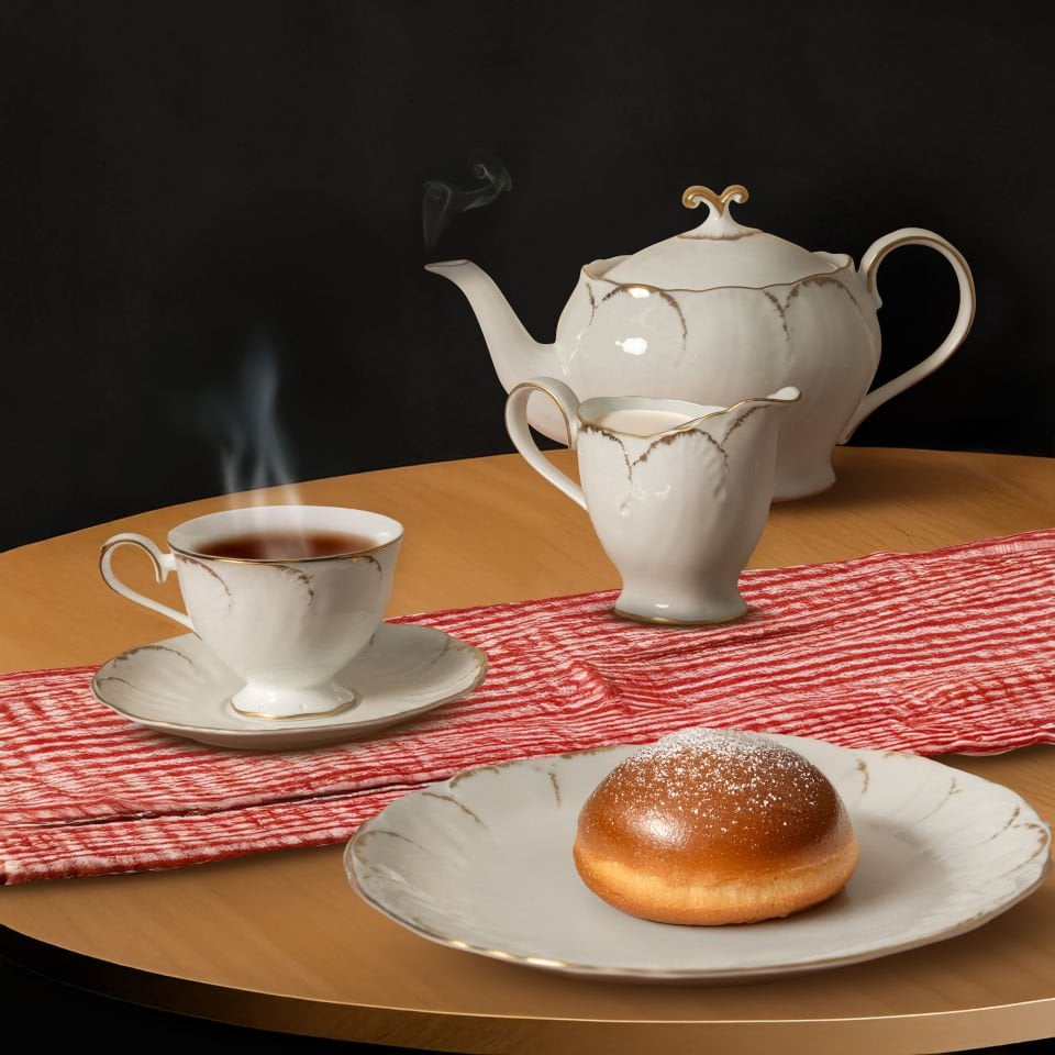 Tiffany Gold Çay Seti 24 Parça